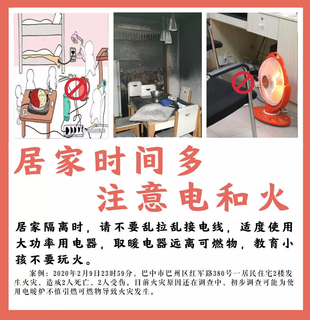 绘家提醒：防疫勿忘防火，时刻牢记安全(图1)