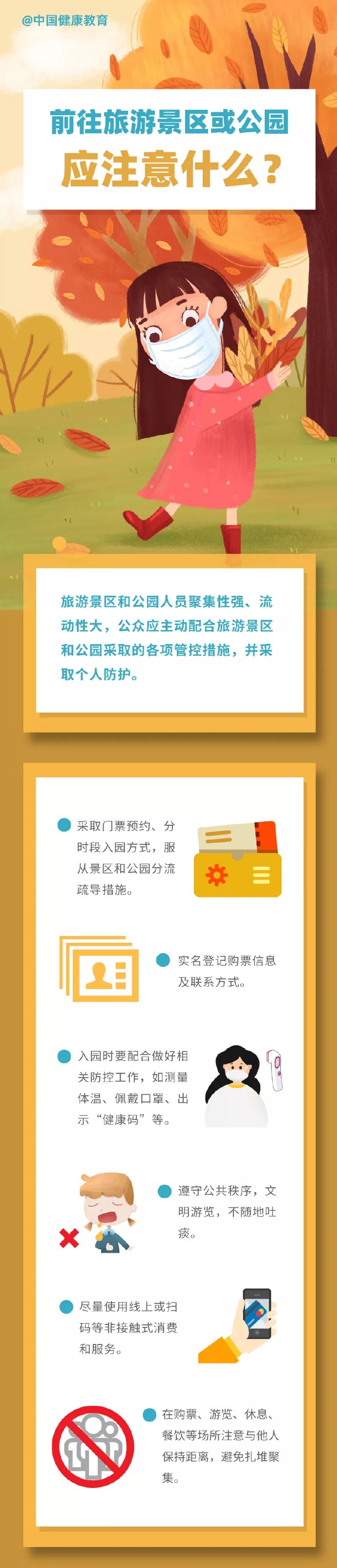 绘家提示|疫情期间，前往旅游景区或公园应注意什么？(图1)