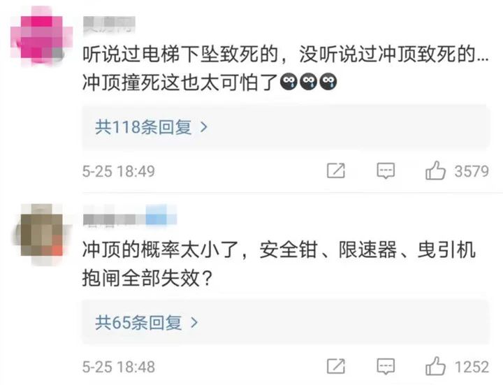 痛心！小区电梯突然加速撞顶楼致1死，被困电梯如何自救？(图3)